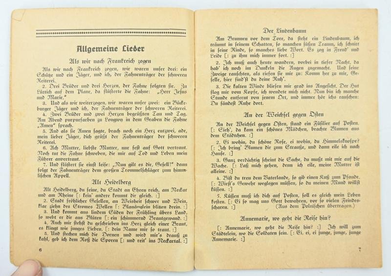 German Third Reich Songbook 'Denn wir fahren gegen Engelland' — image 5