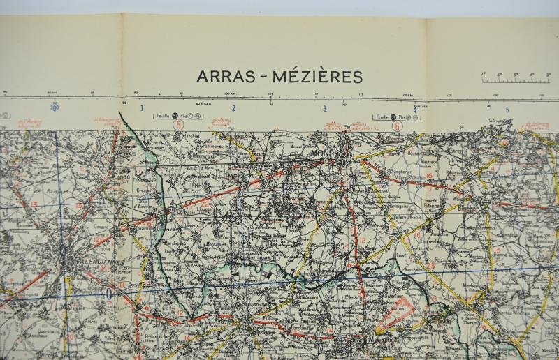 US WW2 Mapcard 'Arras Mezieres' — image 5