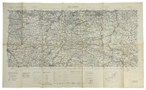 US WW2 Mapcard 'Arras Mezieres'