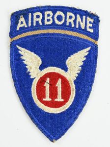 US WW2 11th Airborne Division SSI