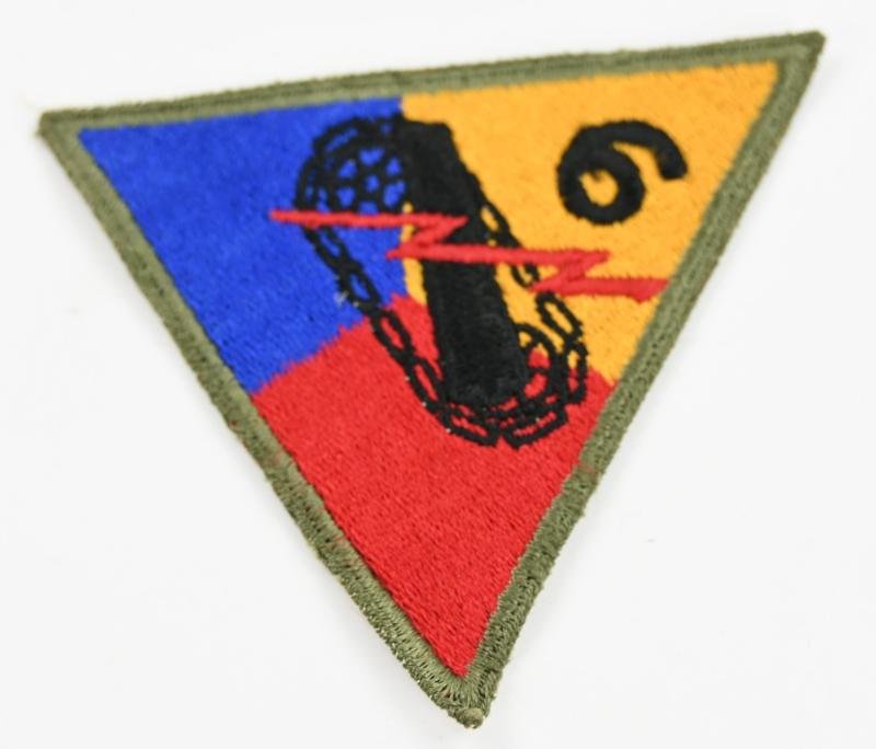 US WW2 6th Armored Division SSI — image 2