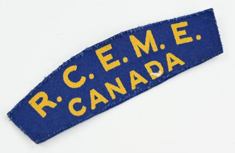 Canadian RCEME Canvas Sleeve insignia — image 2