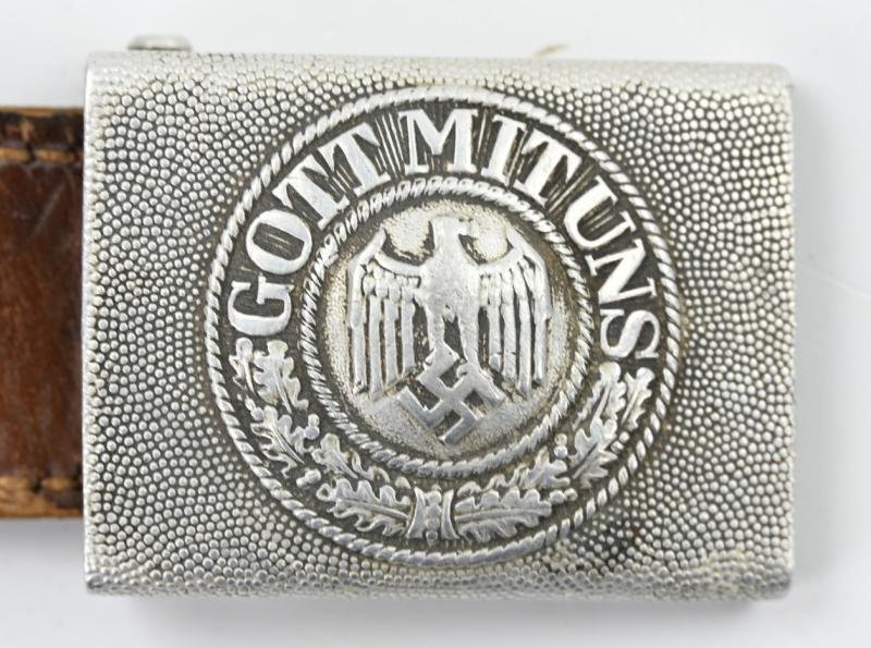 German WH Beltbuckle with Tab 'N&H' — image 2
