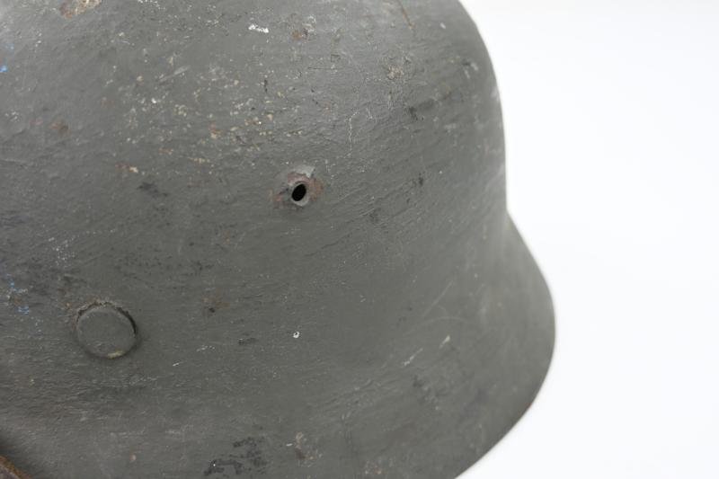 German WH M35 Camo Combat Helmet — image 10