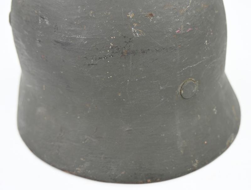 German WH M35 Camo Combat Helmet — image 11