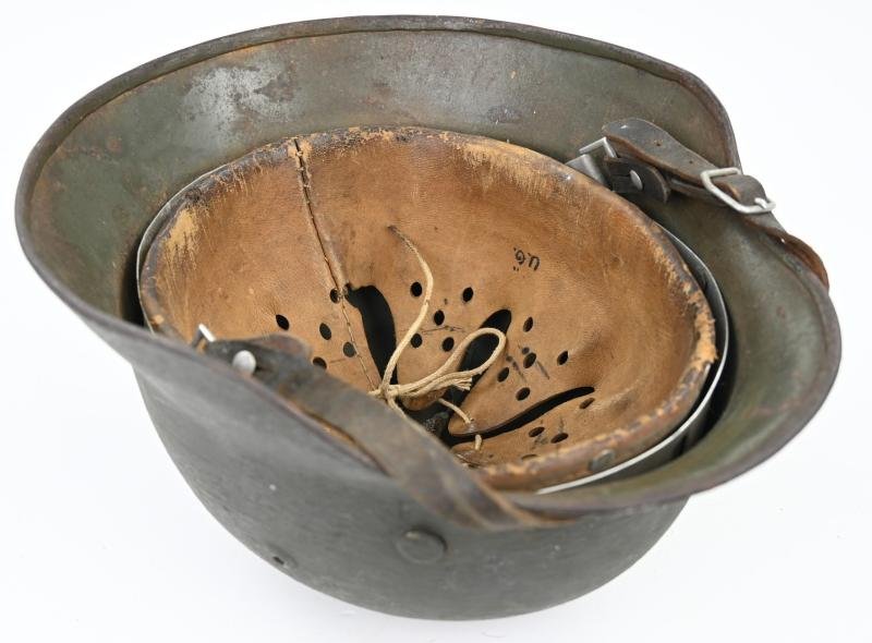 German WH M35 Camo Combat Helmet — image 12