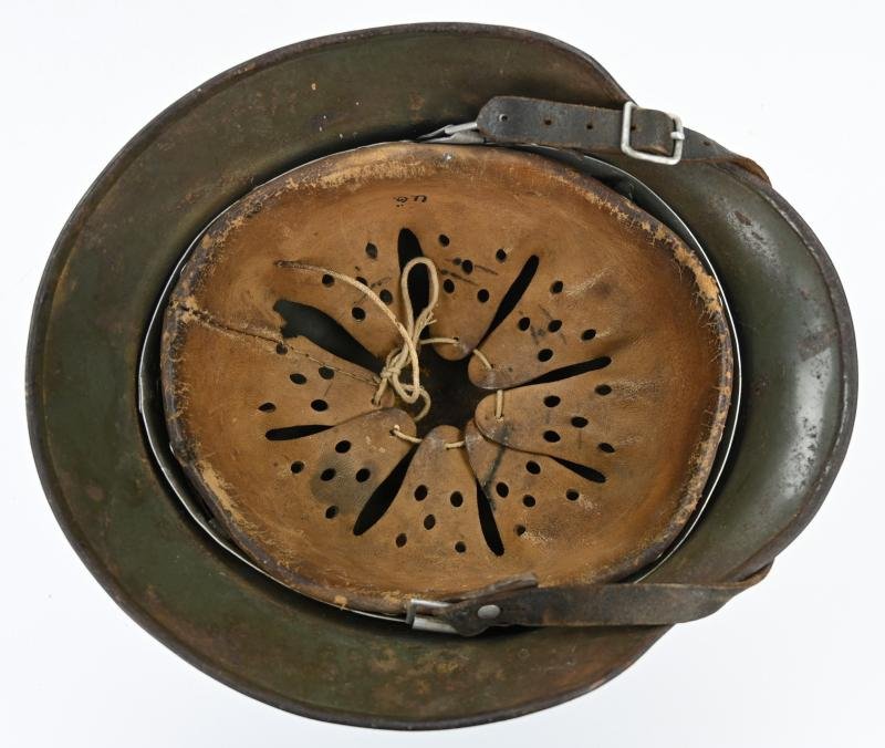 German WH M35 Camo Combat Helmet — image 13
