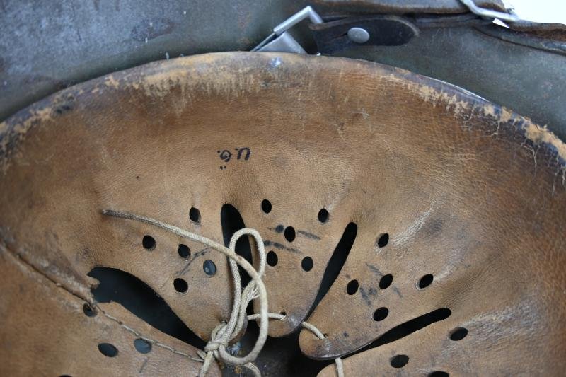 German WH M35 Camo Combat Helmet — image 15