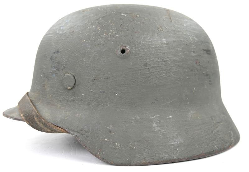German WH M35 Camo Combat Helmet — image 3
