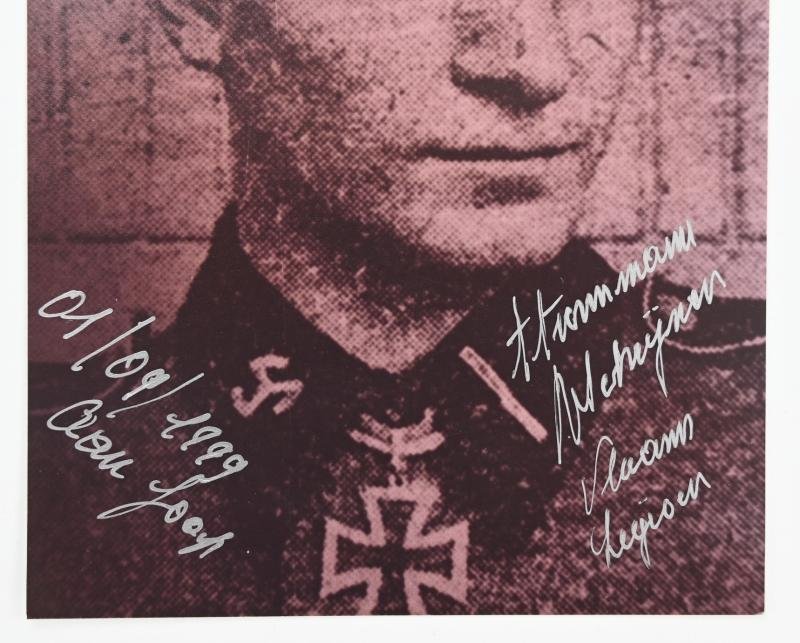 Signature of Belgian Waffen-SS KC Recipient 'Remy Schrijnen' — image 2