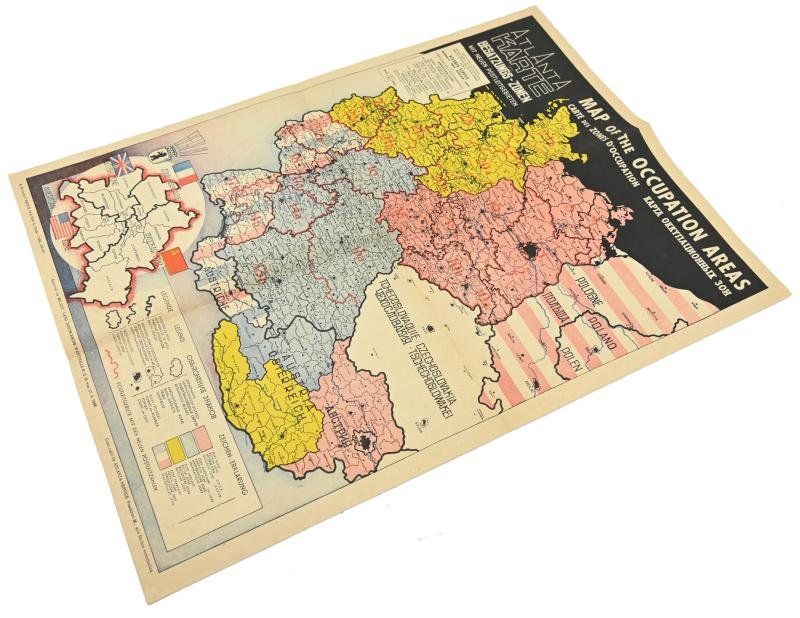 German Occupation Mapcard/Poster — image 7