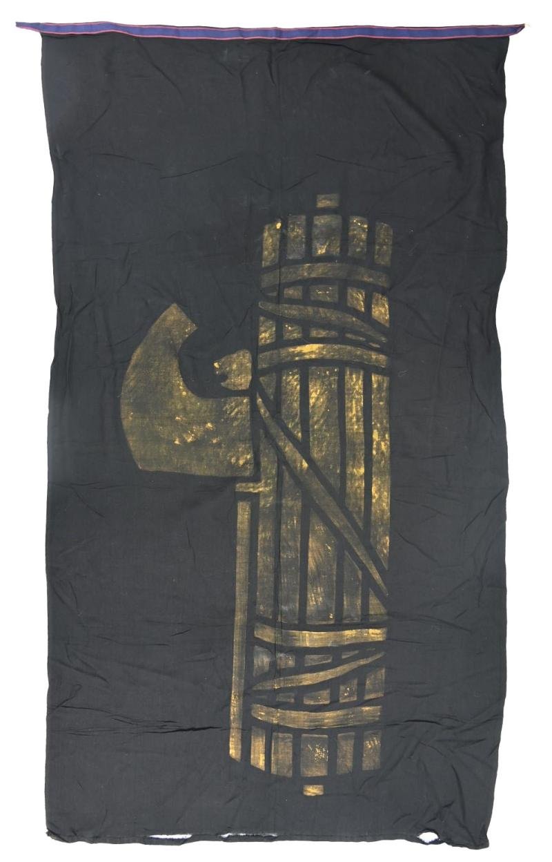 Italian WW2 MVSN Black Shirt Flag — image 4