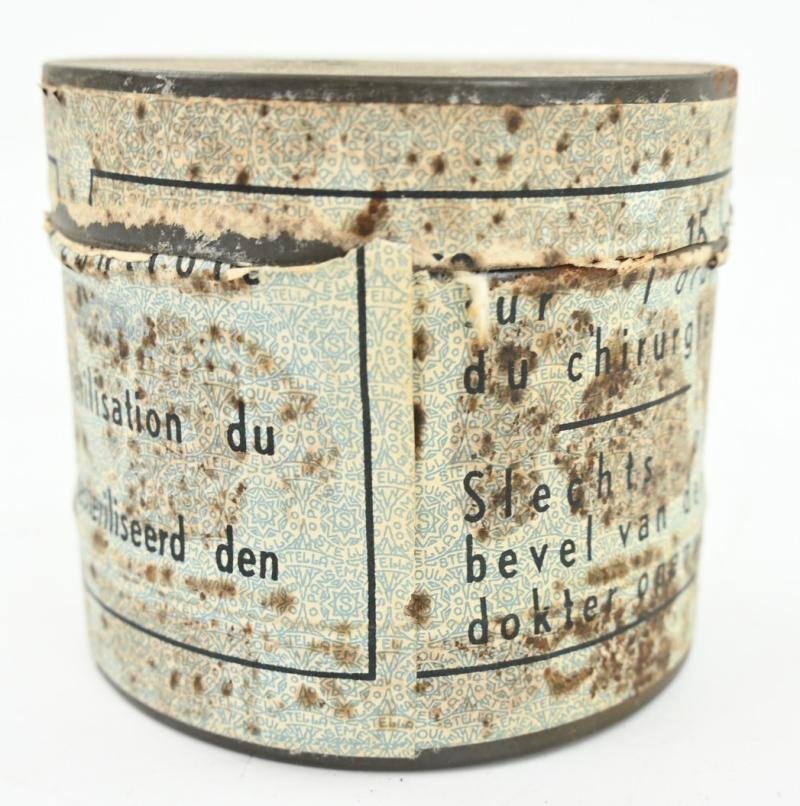 Belgian WW1 First Aid Gauze Tin Can — image 3