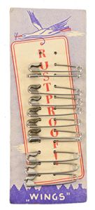 British WW2 Medical Safety Pins set
