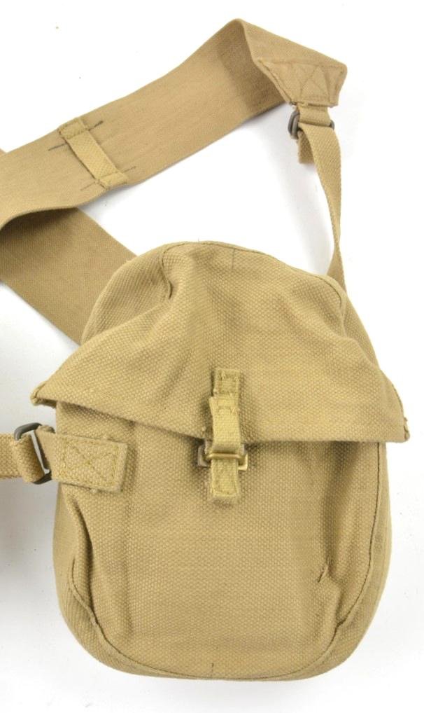 British WW2 Vickers K'Gun Drum Pouches with Carrying Straps — image 3