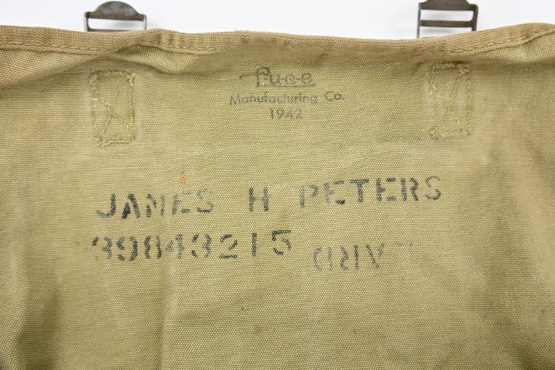 US WW2 M-1936 Musset Bag 'James H Peters' — image 4