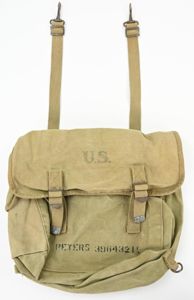 US WW2 M-1936 Musset Bag 'James H Peters'