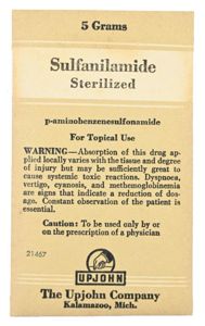 US WW2 Upjohn Sulfanilamide Package
