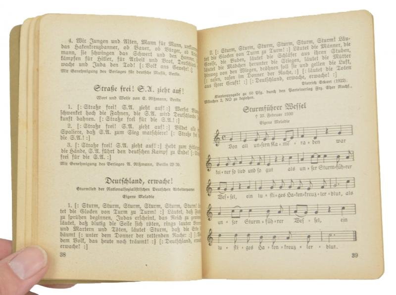 German NSDAP Songbook 1934 — image 5