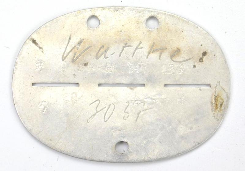 German WH Dog-Tag '1./Krkw.Zg. 193' — image 3