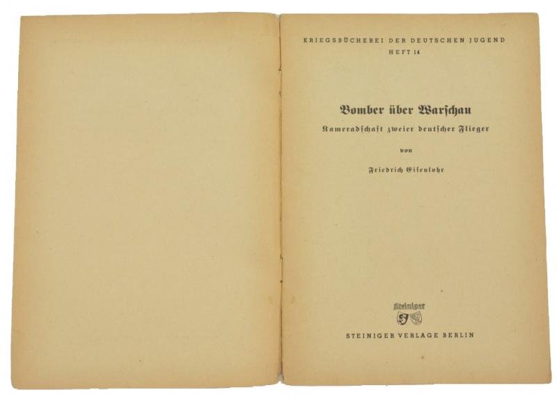 German Booklet 'Bomber uber Warschau' — image 2