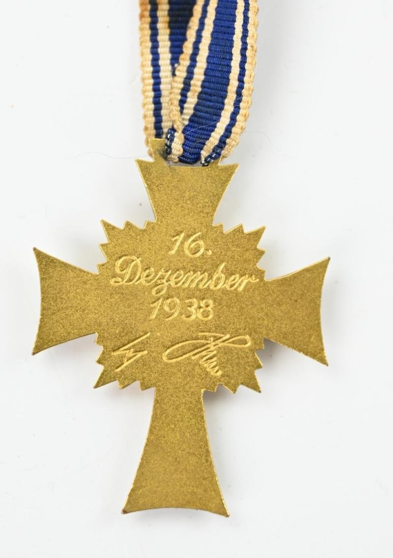 German Mother's Cross in Gold — image 4