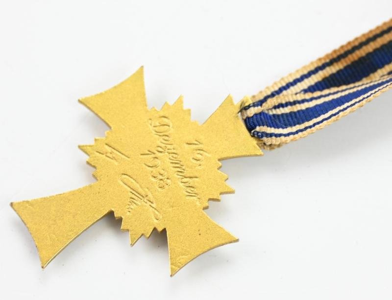 German Mother's Cross in Gold — image 5