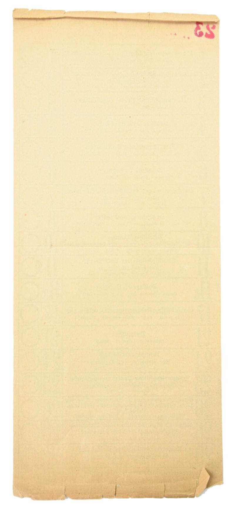 German Third Reich Voting-Paper — image 4