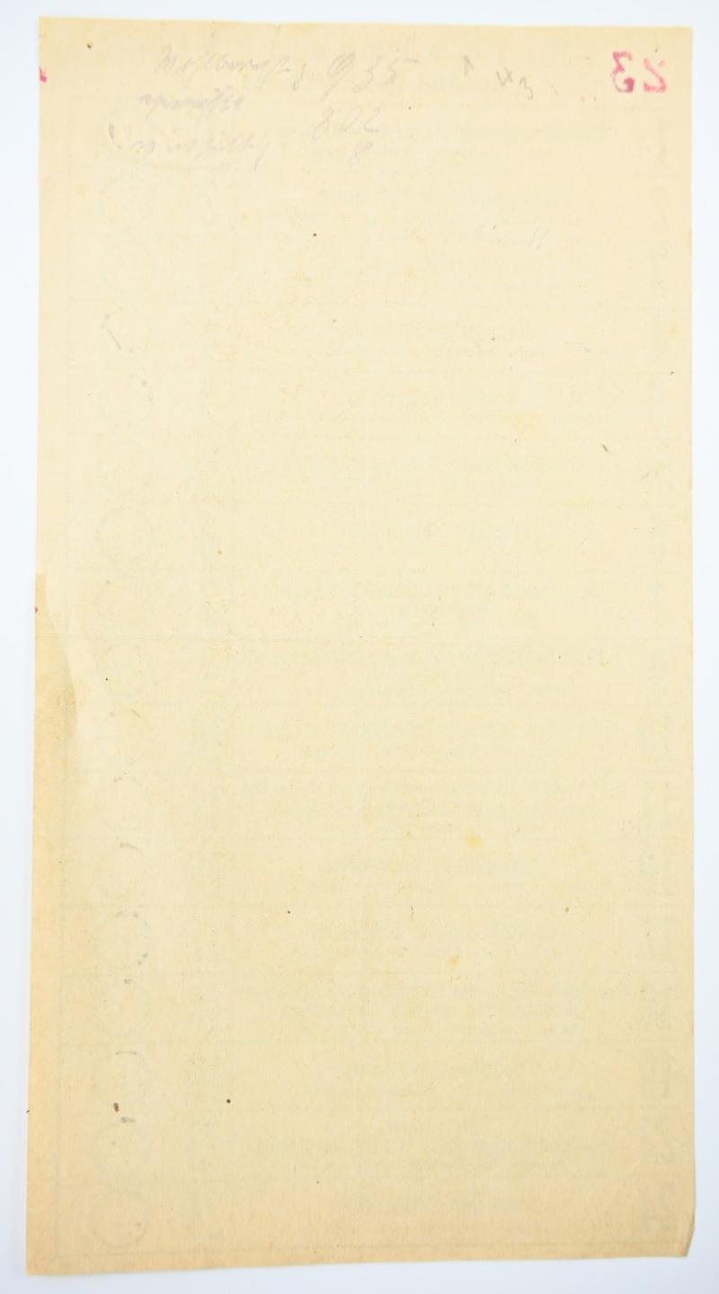 German Third Reich Voting-Paper — image 5