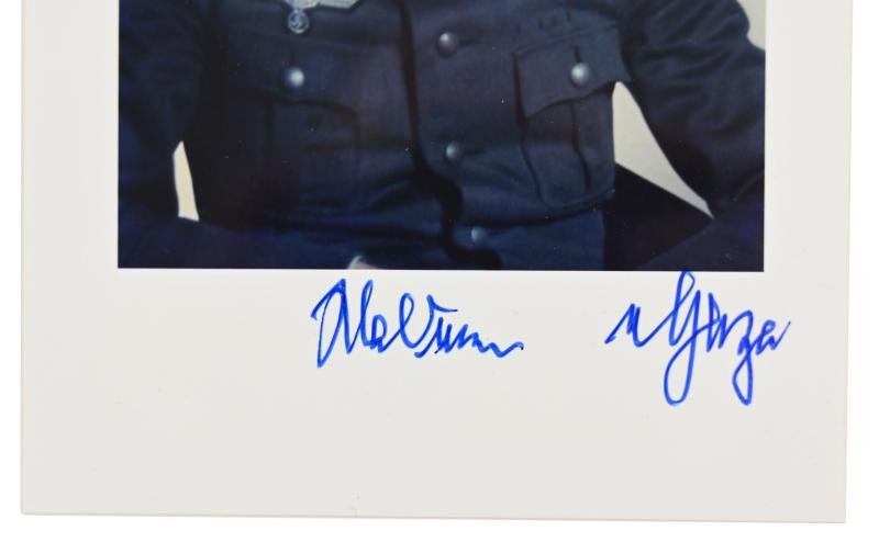 Signature of Wehrmacht Heer KC &OLS Recipient 'Waldemar von Gaza' — image 2