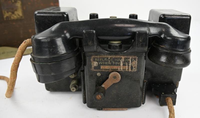 British WW2 MK2 Field Telephone Set F — image 6