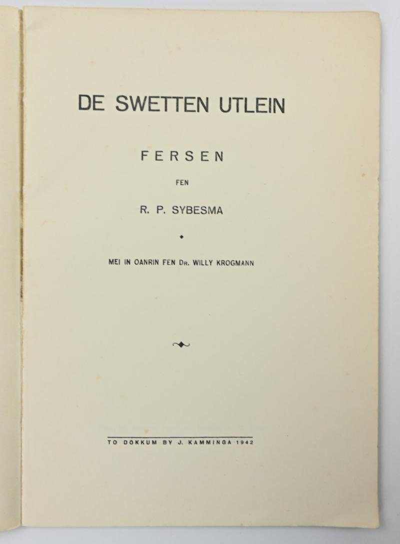 Dutch NSDAP Kids Book 'De Swetten ûtlein' — image 3