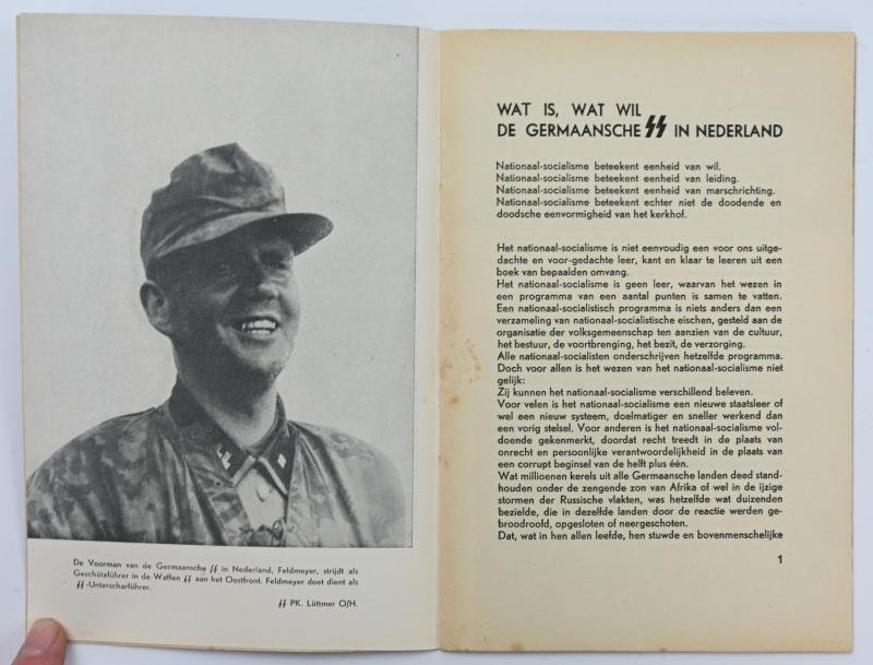 Dutch / Germanische SS Booklets 'Wat is, Wat Wil' — image 4