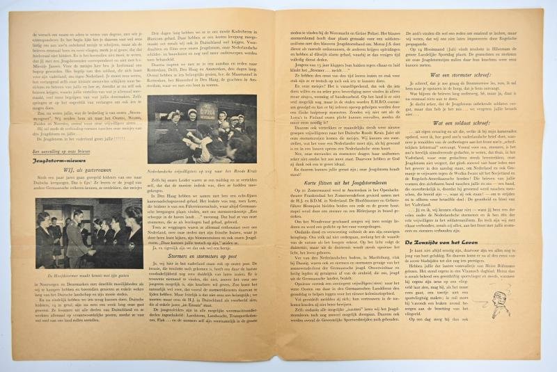 Dutch 'Nationale Jeugdstorm' Flyer 'Stormsters-Groet' — image 4