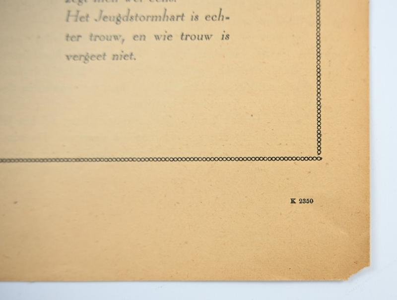 Dutch 'Nationale Jeugdstorm' Flyer 'Stormsters-Groet' — image 6
