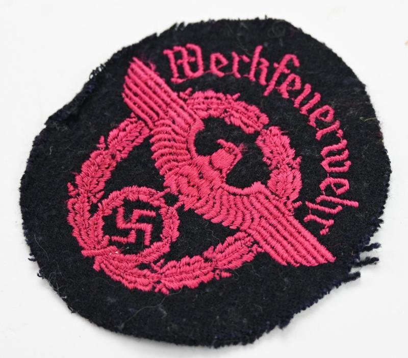 German Third Reich Fire Department Sleeve Patch — image 2