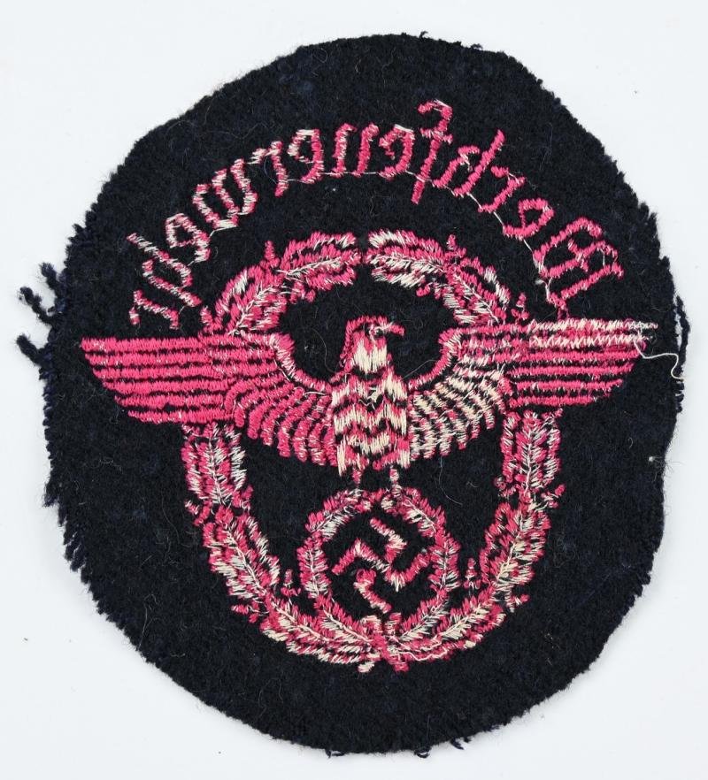 German Third Reich Fire Department Sleeve Patch — image 3