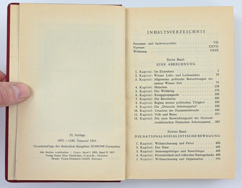 German Mein Kampf Pocket Book 1944 — image 4