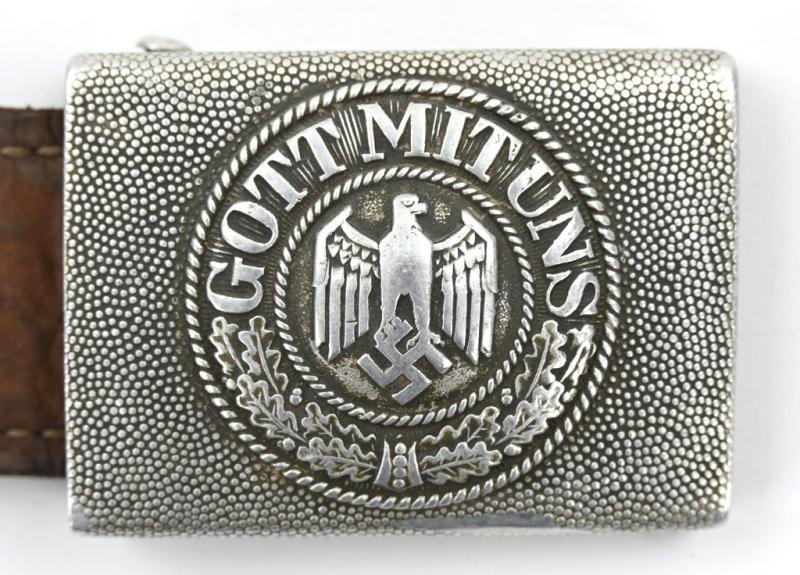 German WH Beltbuckle with Tab 1938 — image 2