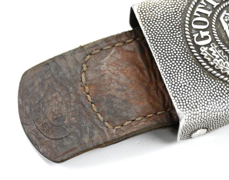 German WH Beltbuckle with Tab 1938 — image 4