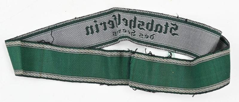 German WH Female Cufftitle 'Stabshelferin des Heeres' — image 6