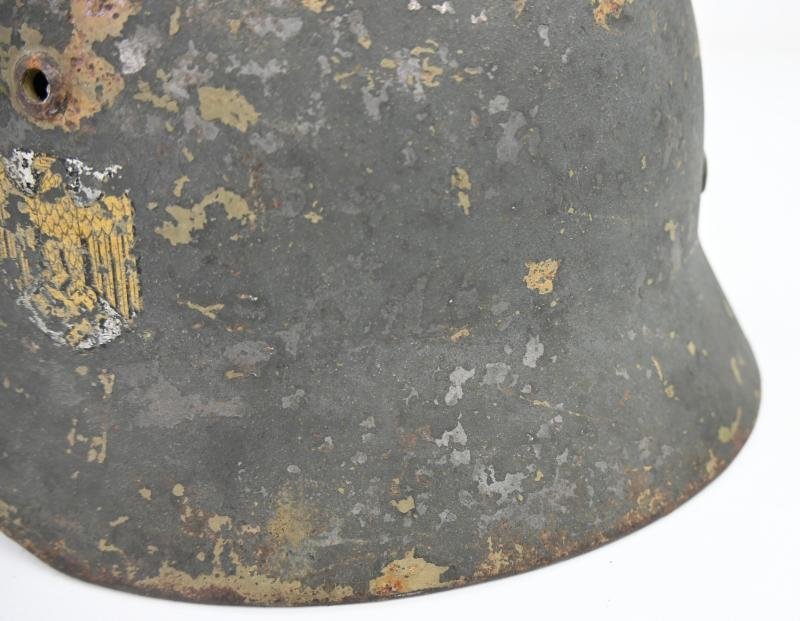 German KM M35 Re-issue ex Tropical Combat Helmet — image 13