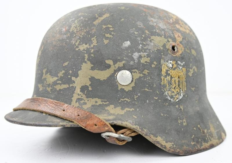 German KM M35 Re-issue ex Tropical Combat Helmet — image 2