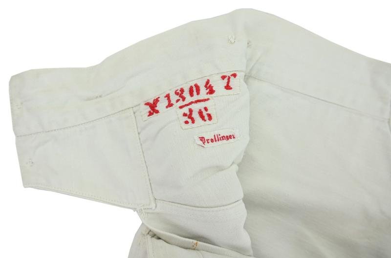 German KM EM White Trousers — image 8
