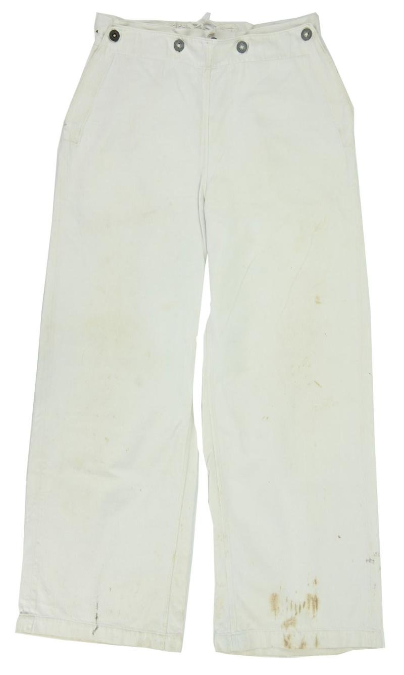 German KM EM White Trousers — image 9