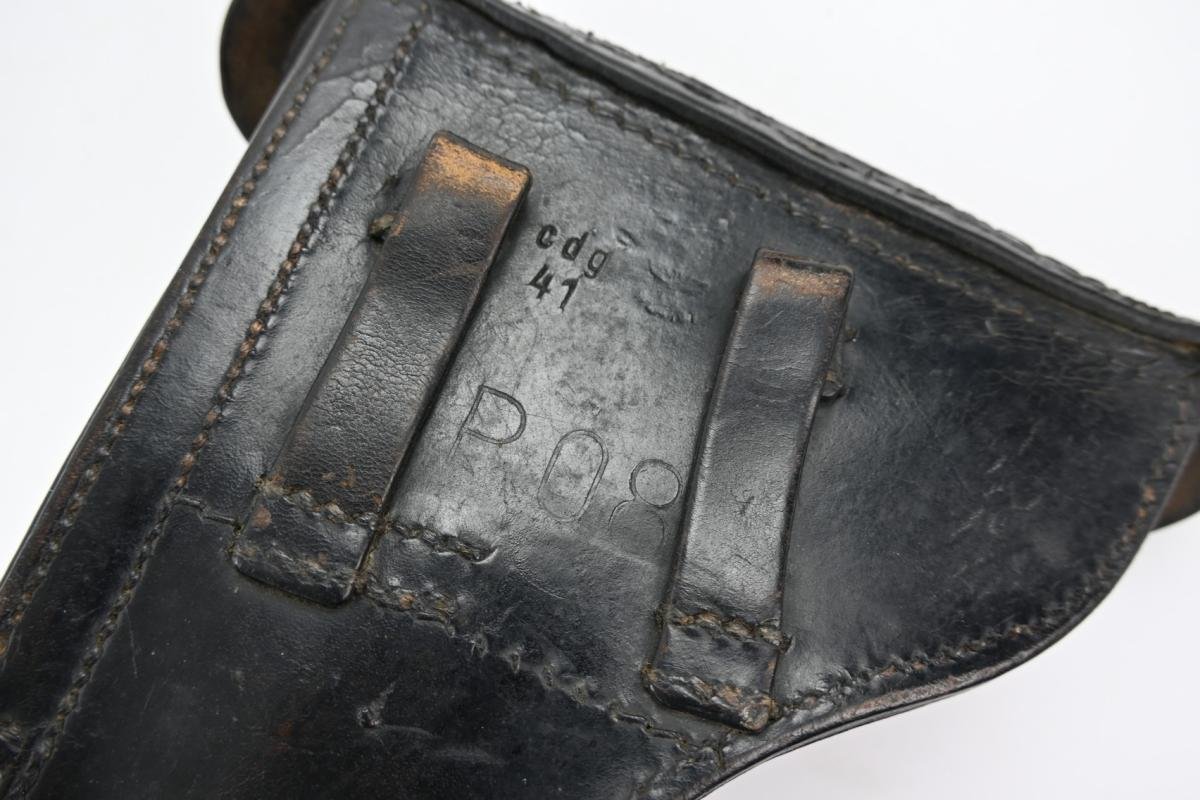 German WH P08 Luger Hardshell Holster — image 4