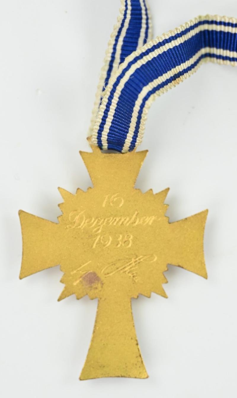 German Mother's Cross in Gold — image 5