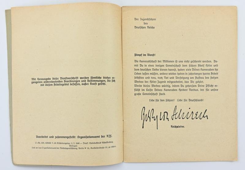 German Hitler Youth Booklet 'Der Jungvolkdienst' — image 3