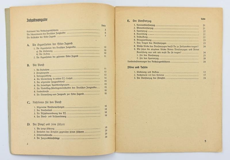 German Hitler Youth Booklet 'Der Jungvolkdienst' — image 4