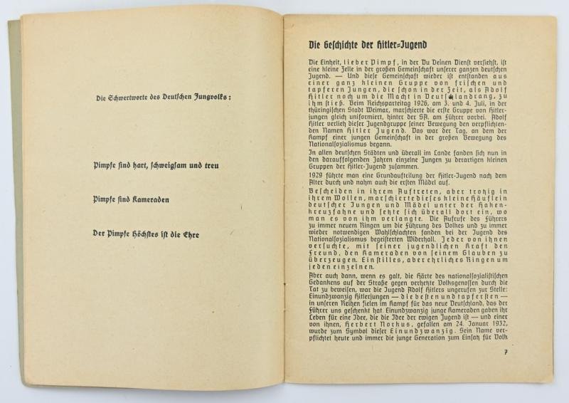 German Hitler Youth Booklet 'Der Jungvolkdienst' — image 5